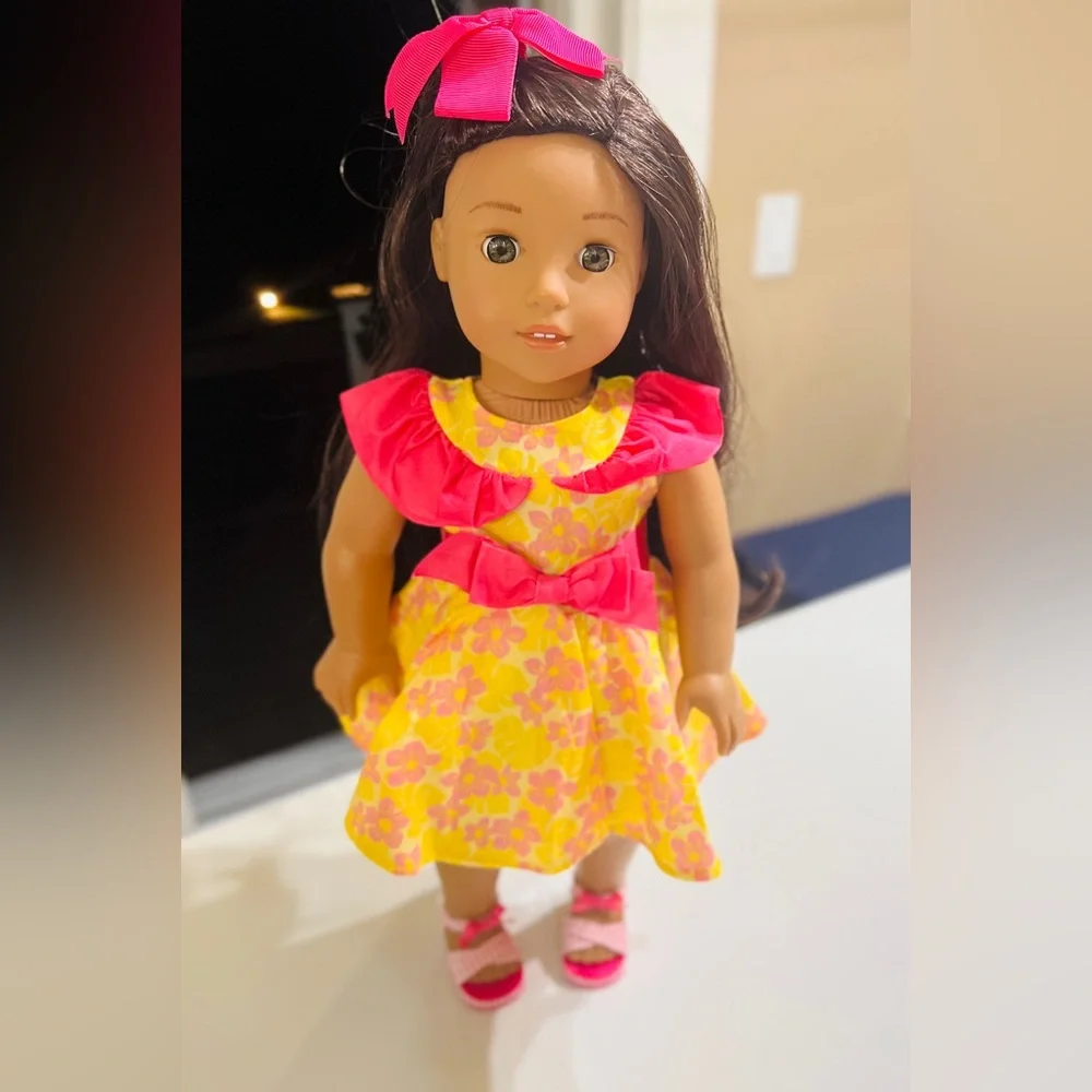 American Girl, Nanea’s Luau Dress, RETIRED 2024, Original Box Included. Flawless - Picture 4 of 6